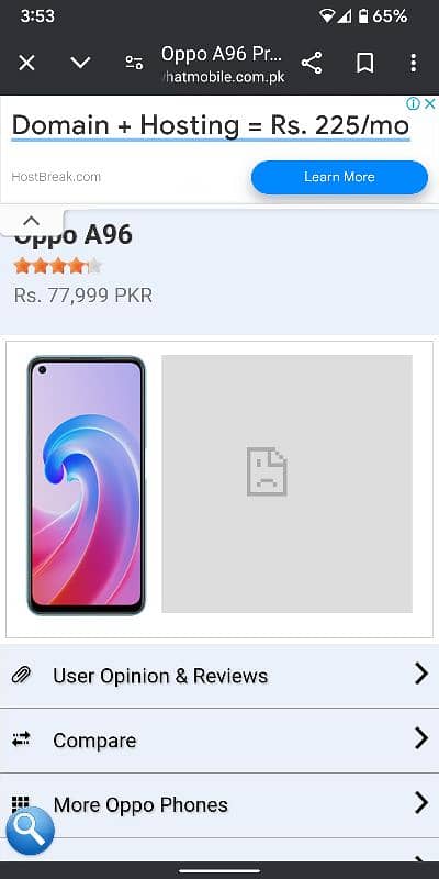 oppo A96 8+4 gb ram 128 gb Rom duel sim pta official approved only sat 4