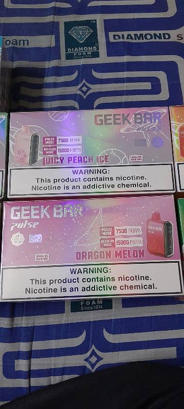 Geek Bar Pulse 15000 Puffs Pod Available 10