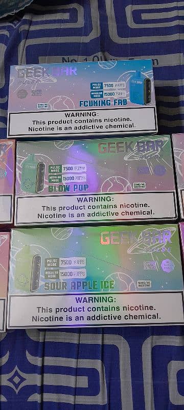 Geek Bar Pulse 15000 Puffs Pod Available 11