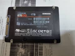 Samsung SSD Evo 870 1tb health good