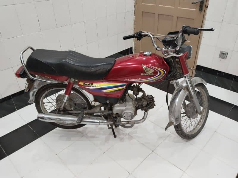 Honda cd70 2014 model Rawalpindi number lush condition 2