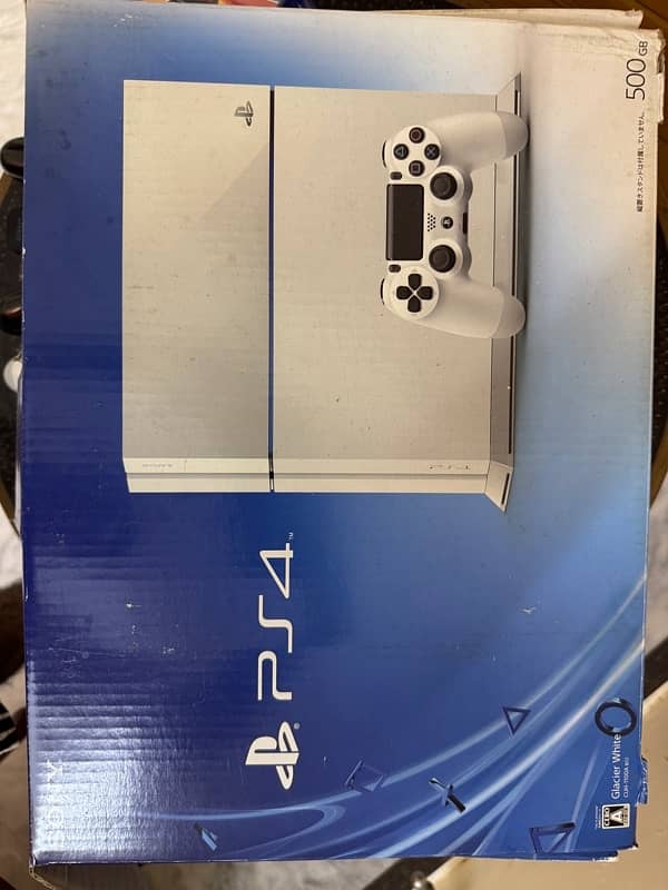 ps4, white color limited edition slim with 5 games 2