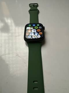 apple watch series 7 limited edition with original green straps