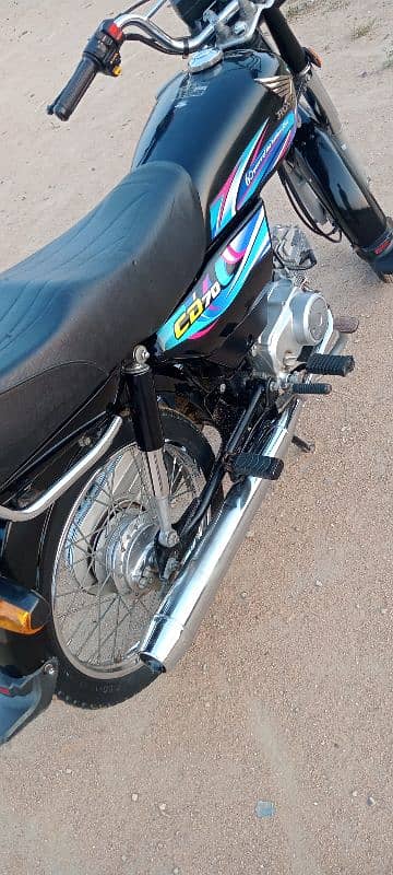 Honda 70 cc Model 2024 Karachi number first owner 3