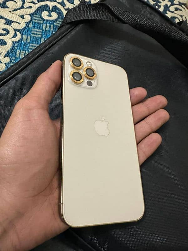 IPhone 12 pro LLA model Gold color Jv 1