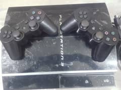 ps3 500gb/45 games installation 2 controllers wirelless