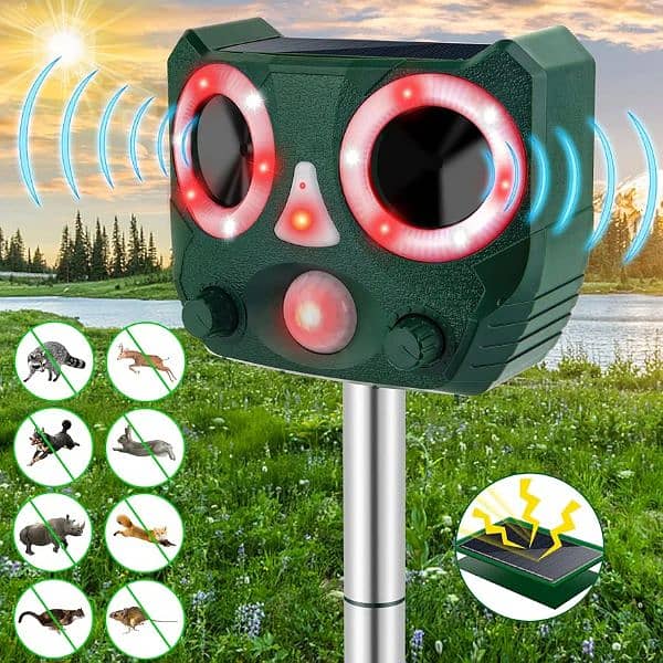 Amazon Branded Solar birds Ultrasonic Animal Repeller Pest control 7