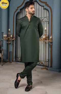 1,PC  men,s stitched  wash and wear plain suit