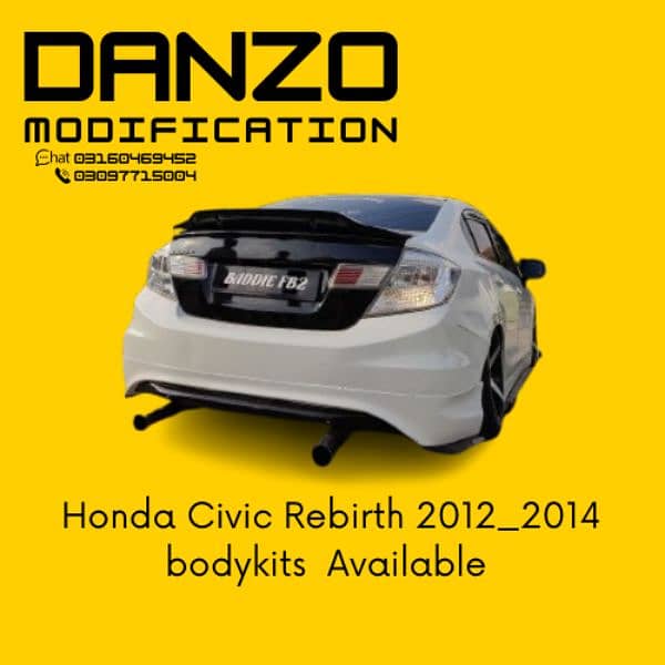 Hands Civic Rebirth 2012_2016 Fb2 Bodykits Available now 1