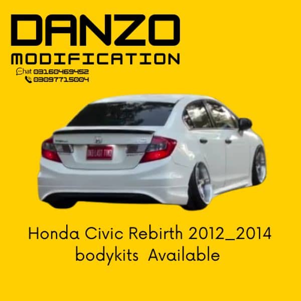 Hands Civic Rebirth 2012_2016 Fb2 Bodykits Available now 3