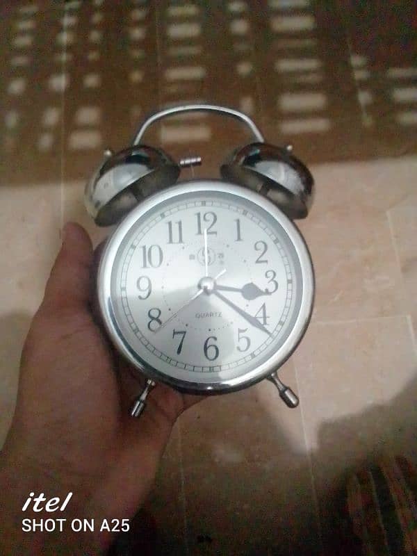 Alarm clock working. . . 2