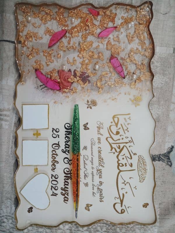 Resin Nikah Tray 1