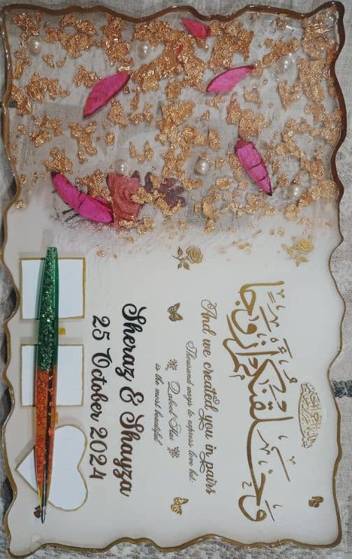 Resin Nikah Tray 3