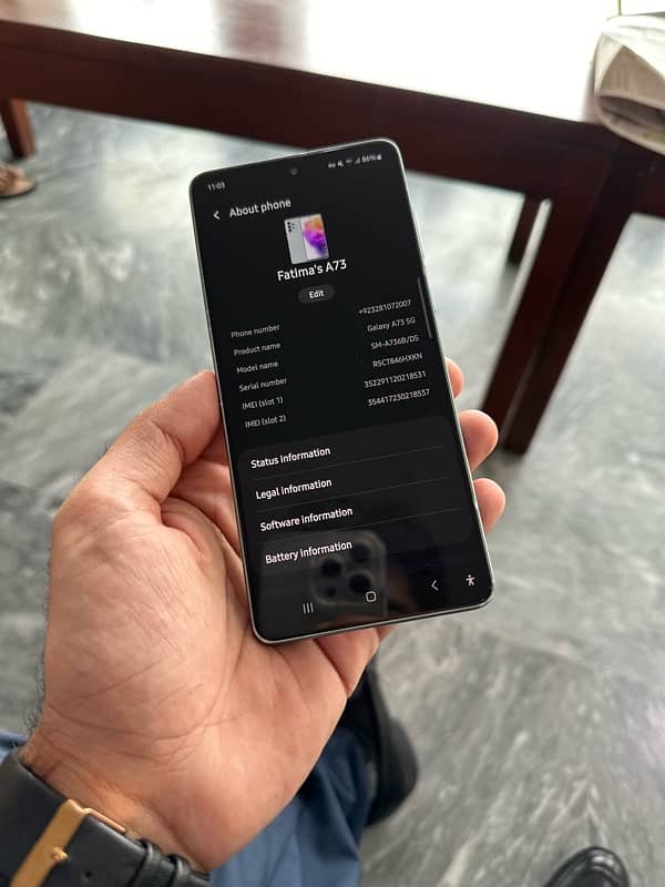 samsung A73 5g best afforable mobile urgent sale 1