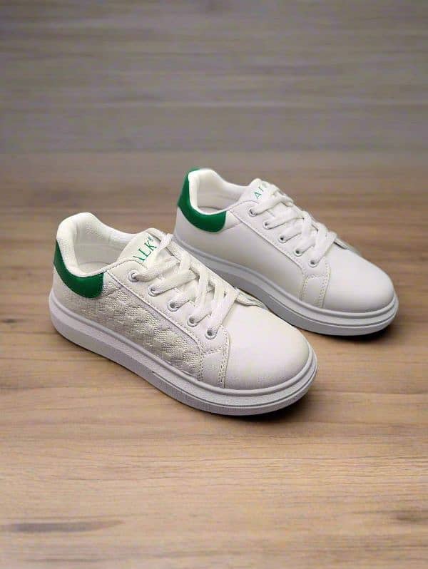 women leather casual  sneakers 2