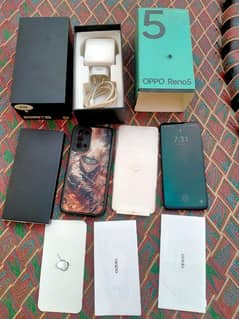 Oppo Reno 5 with complete Box