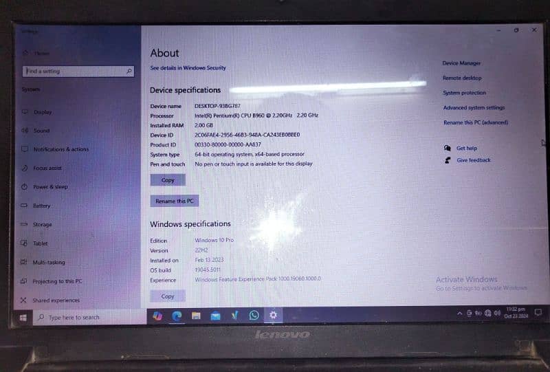 Lenovo B570e for Sale 2