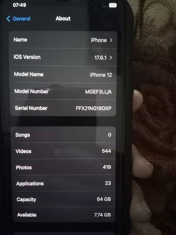 iphone12 non pta 64gb ||  jv 3