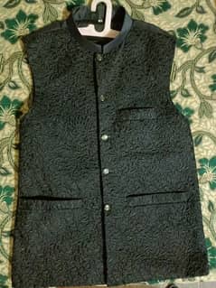 Black embroidered Waistcoat