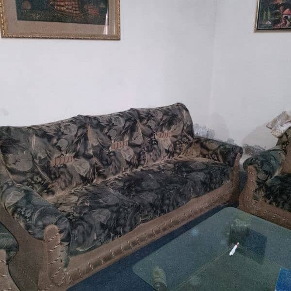 sofa set 5 seater very good condition 2