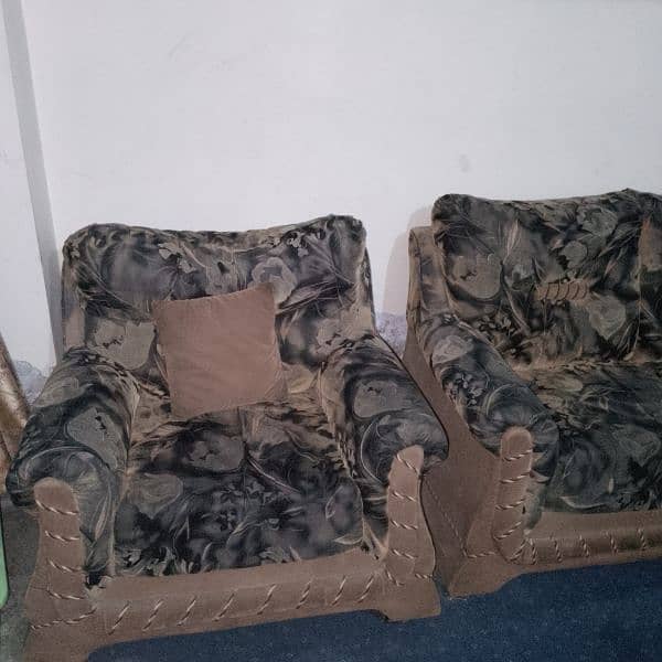 sofa set 5 seater very good condition 3