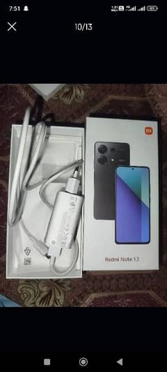 redmi note 13 10/10 full box 11 month warrnty 0