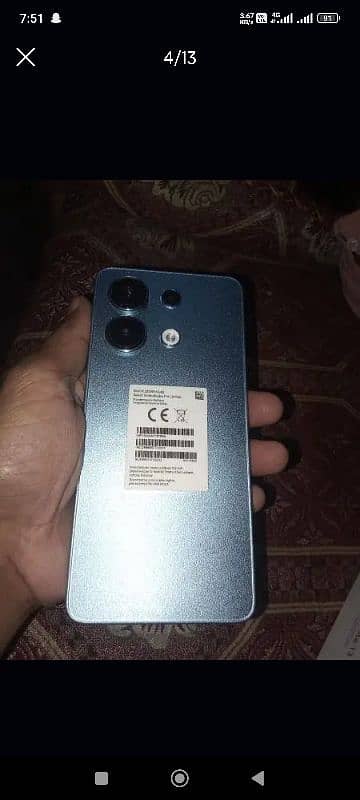 redmi note 13 10/10 full box 11 month warrnty 2