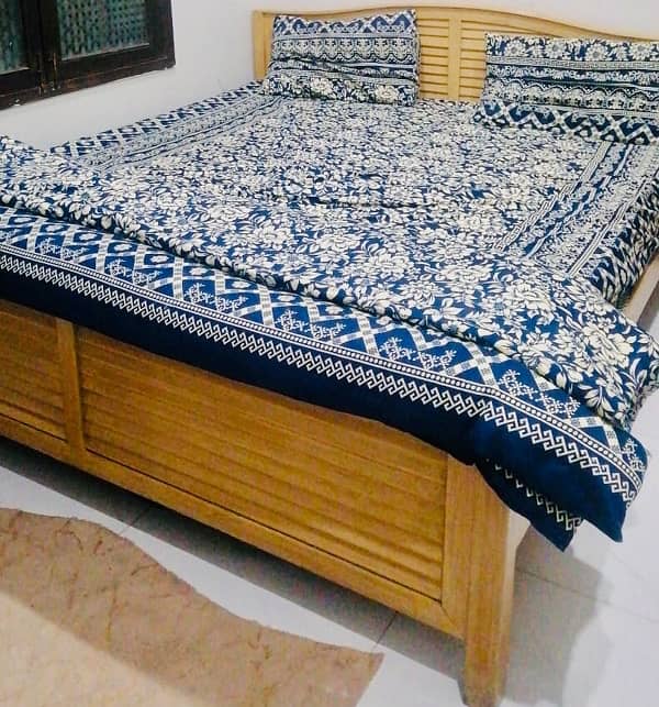 wooden bed set 1