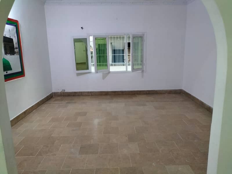 two bed dd portion for rent in johar 5