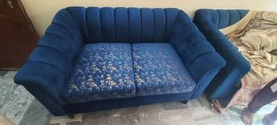 brand new royal blue sofas with good quality