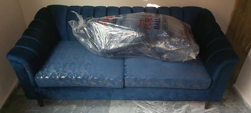 brand new royal blue sofas with good quality 3