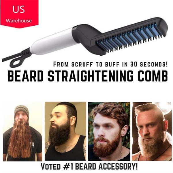 Beard Hair Straightner For Men 0