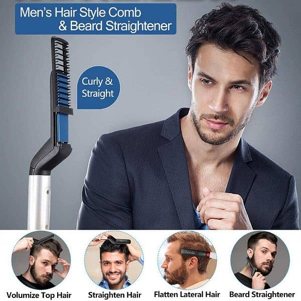 Beard Hair Straightner For Men 1