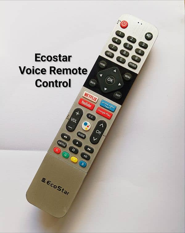 Ecostar Smart Remote Control for Android Led Tv 03008010073 11