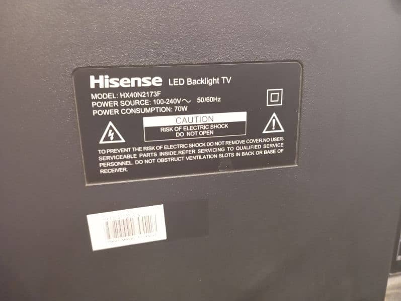 Hisense 40 inch Full HD 3