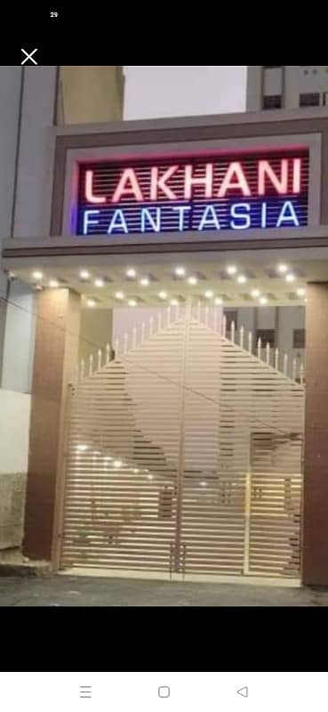 Brand New Flat 2 Beds DD West Open Corner in Lakhani Fantasia 2