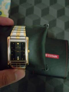 Titan edge original watch with complete paper work