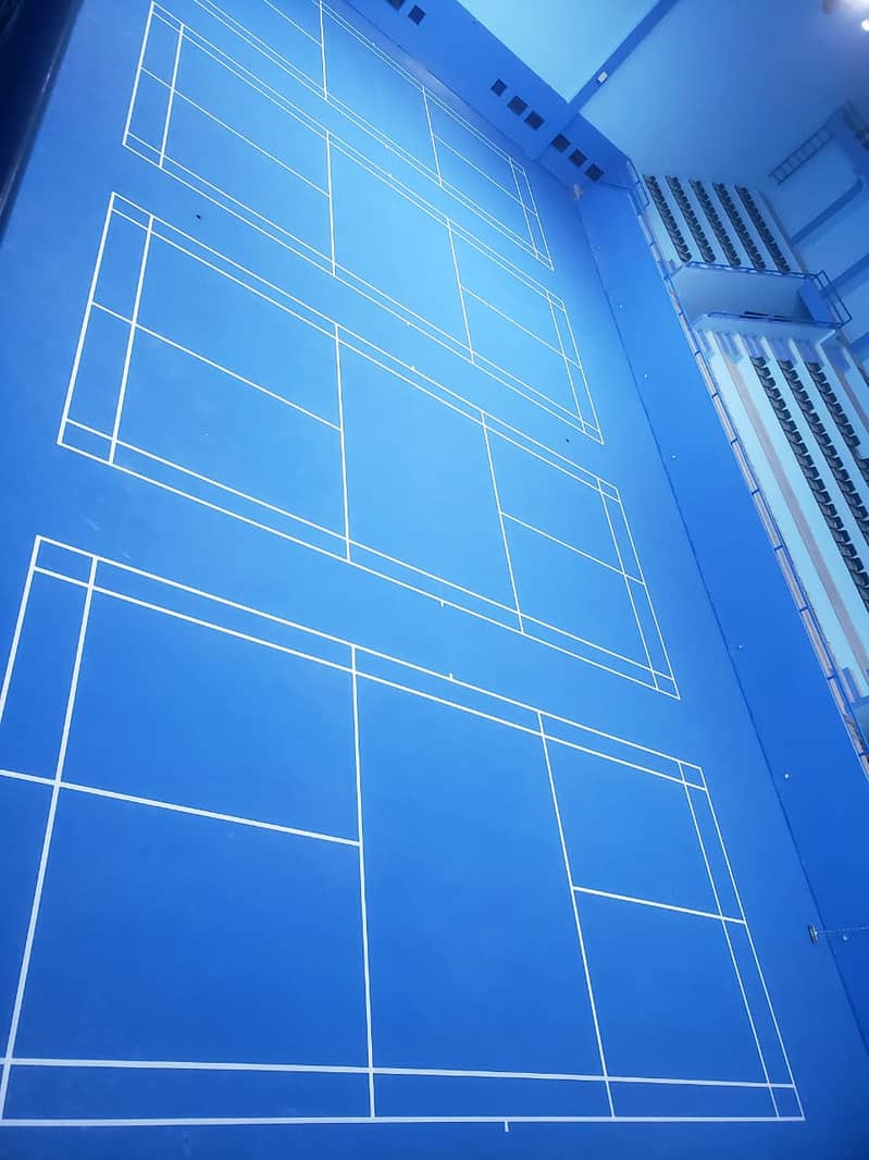 Badminton court in Islamabad|Sports Flooring|Customised Sports Ground 0