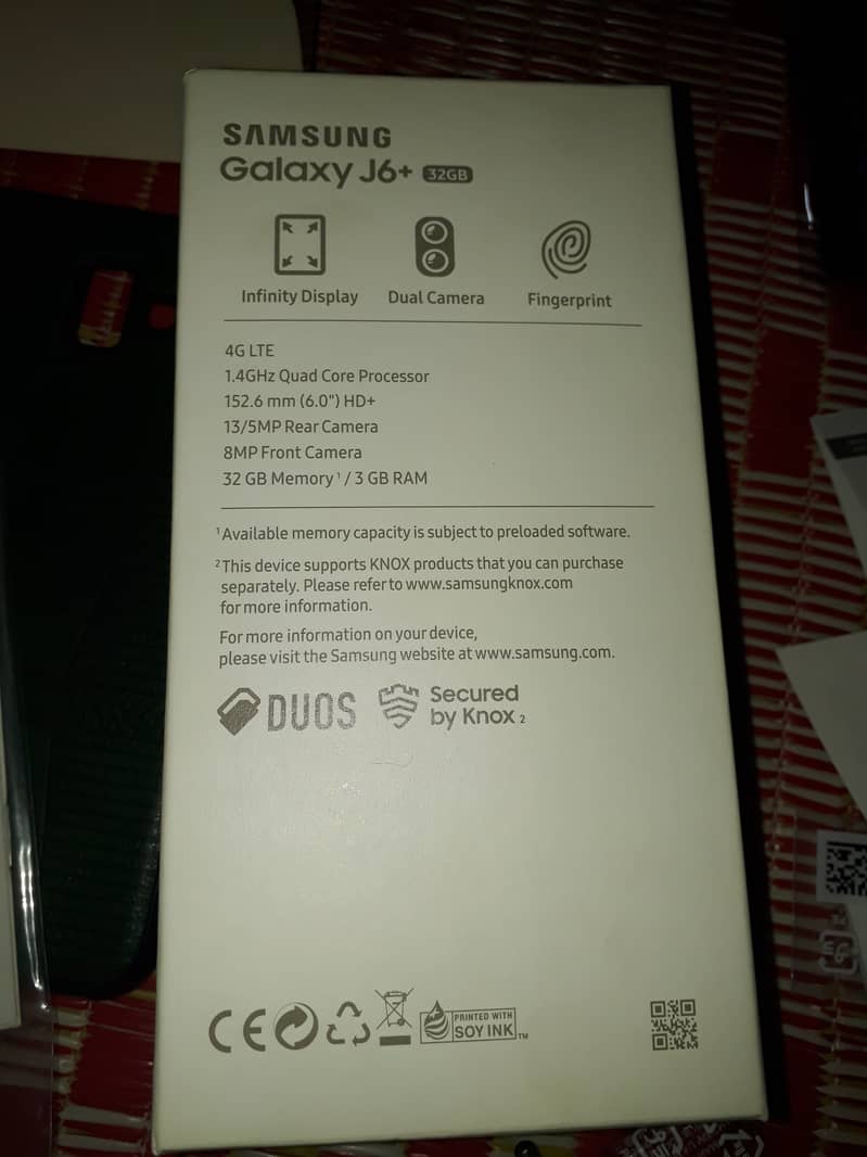 Samsung J6+,Complete box(03165859104),Condition 10/10 8