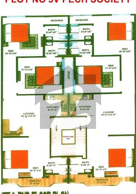 Booking Available In PECHS Block 2 Upper Portion Sized 100 Square Yards For Sale 1