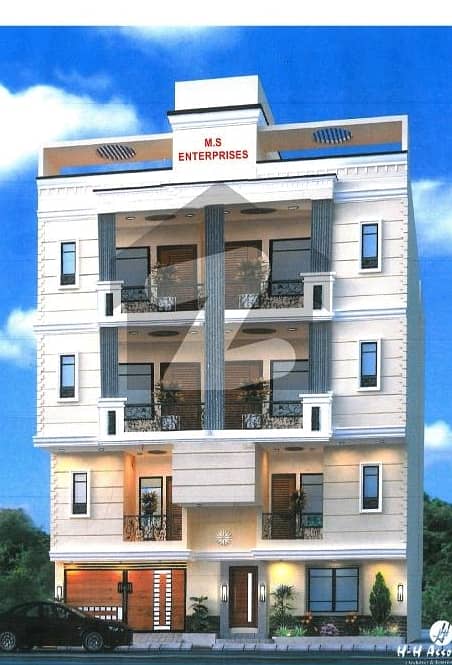 Booking Available In PECHS Block 2 Upper Portion Sized 100 Square Yards For Sale 4