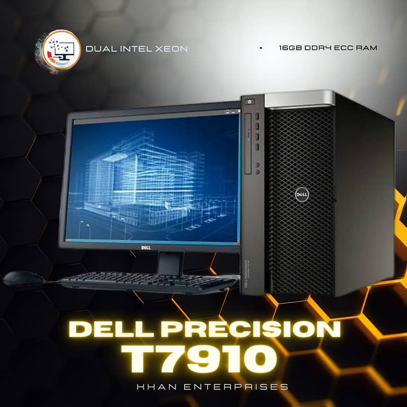 Dell 7910 Workstation for Gaming, Rendering, Editing, AI & Developers 1