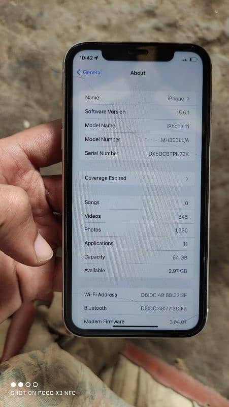 iPhone 11 64GB || 86% health 10