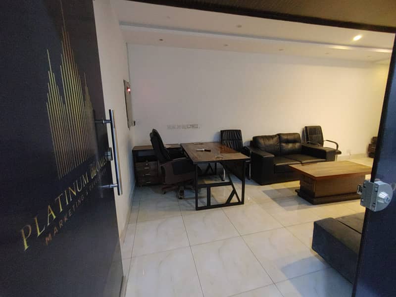 DHA Phase 6 Main Boulevard Fully Furnished Brand new 4 Marla Commercial Floor Is Available for rent on prime location. 5