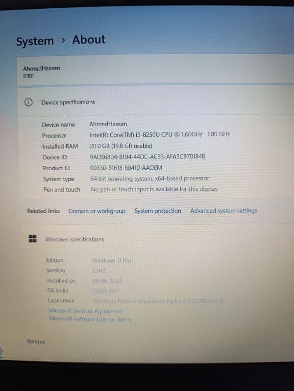 Lenovo V330 20GB Ram 256 Ssd and 500 other harddrive 4