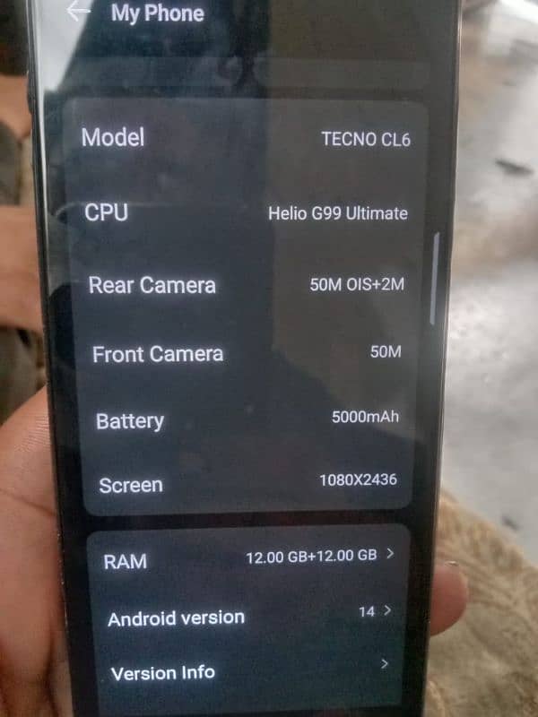 tecno camon 30 11 month warranty 24/256 8