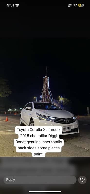 Toyota Corolla XLI 2015 3