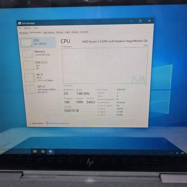 HP Envy 15z Ryzen 5 x360 Dedicated Graphics Vega 8 2gb graphics 6