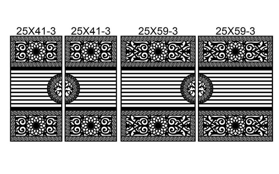 cnc cutting / Gates / doors|railings| separator|wall hanging| stairs 10