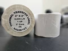 POS Thermal Roll | Barcode Label sticker ,  wax ribbon ,rolls